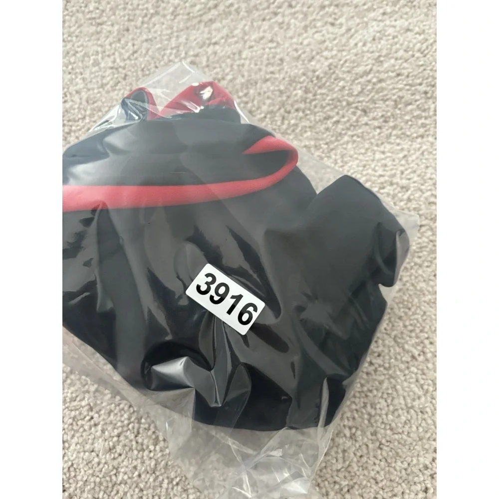 Nike Ohio State Buckeyes Mens M Dri-Fit Track Pants Black Red Stripe Ankle Zip